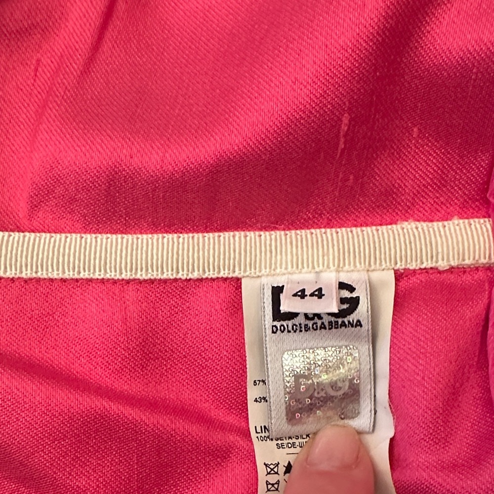 Dolce & Gabbana Pink Sweetheart Ruched Cocktail Dress | Made in Italy
42/M - Picture 4 of 16